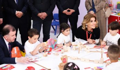 GÜLBEN ERGEN BAYBURT’TA 58. ANAOKULUNU AÇTI