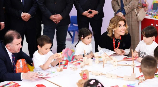 GÜLBEN ERGEN BAYBURT’TA 58. ANAOKULUNU AÇTI