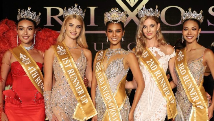 Miss Aura International 2025 Güzeli Muhteşem Finalde Taç Giydi