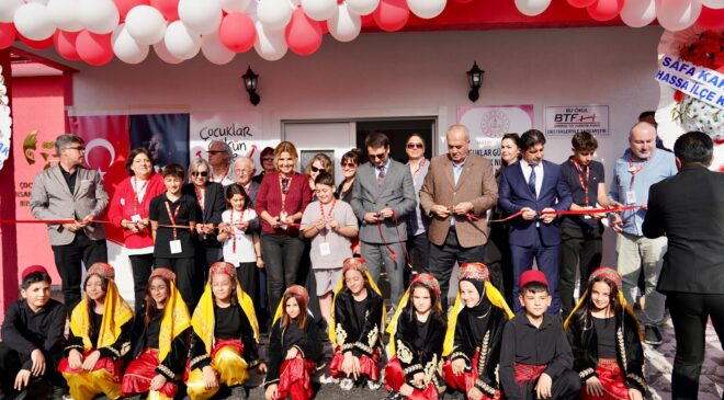 ÇOCUKLAR GÜLSÜN DİYE DERNEĞİ 59. ANAOKULUNU HATAY HASSA’DA AÇTI