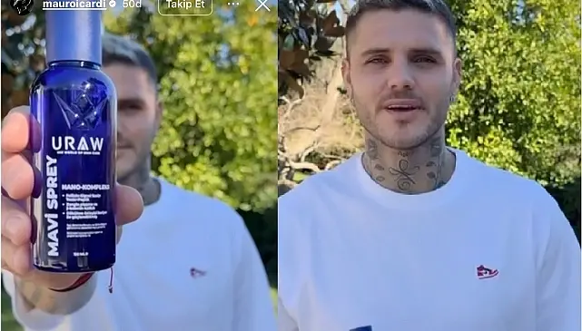 14 Milyon Takipçili Icardi’nin Paylaşımı Gündem Oldu: Viral “Mavi Sprey”nin Arkasında Türk Markası Var