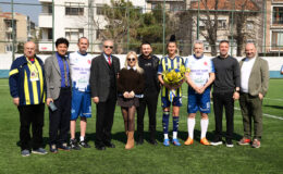 “Kadına Şiddete” futbollu mesaj  8 Mart için yeşil sahada buluştular
