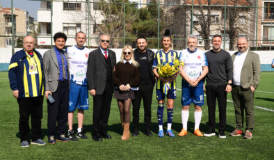 “Kadına Şiddete” futbollu mesaj  8 Mart için yeşil sahada buluştular