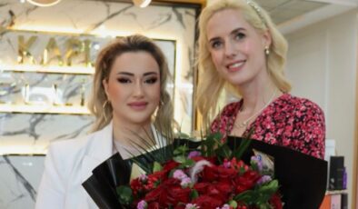 Ünlü oyuncu Wilma Elles’ten Çekmeköy’deki güzellik merkezine yoğun ilgi