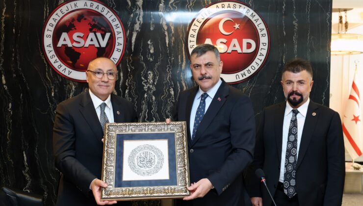 İÇİŞLERİ BAKANI SAYIN MUSTAFA ÇİFTÇİ AVRASYA STRATEJİK ARAŞTIRMALAR VAKFI’NI (ASAV) ZİYARET ETTİ