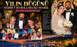 ALANYA GAZİPAŞA’DA YILIN AŞİRET DÜĞÜNÜ: MAHMUT SEYREK VE MELİKE SEYREK’İN DÜĞÜNÜNDE YILDIZLAR GEÇİDİ!
