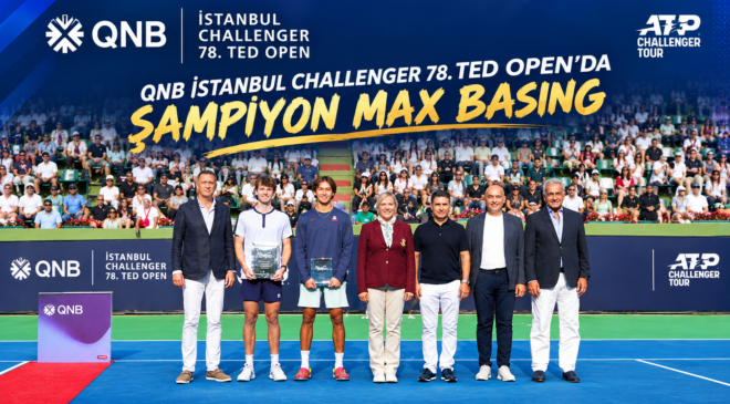 QNB İstanbul Challenger 78. TED Open’da Şampiyon Max Basing oldu