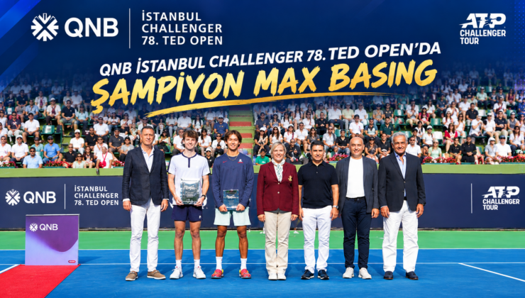 QNB İstanbul Challenger 78. TED Open’da Şampiyon Max Basing oldu