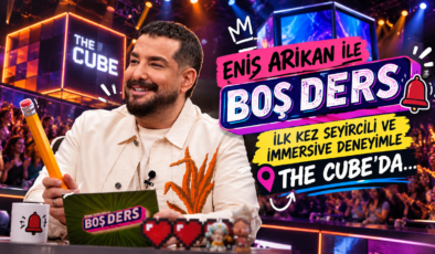 ENİS ARIKAN İLE “BOŞ DERS” İLK KEZ SEYİRCİLİ VE IMMERSIVE DENEYİMLE THE CUBE’DA…