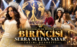 Miss Freedom of the World 2025 Birincisi Serra Sultan Sayar Tacını Devretti