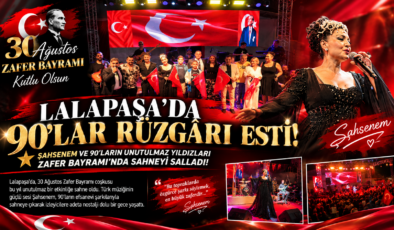 YAZ LALAPAŞA’DA 90’LAR RÜZGÂRI ESTİ