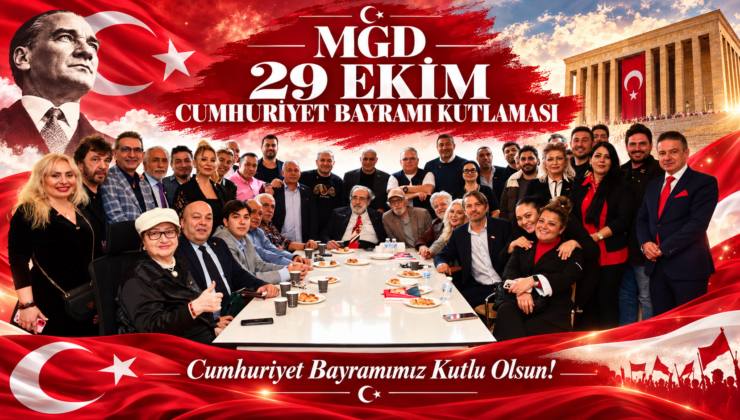 Magazin Gazetecileri Derneği MGD’de 29 Ekim kutlaması