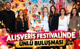 ALIŞVERİŞ FESTİVALİNDE ÜNLÜ BULUŞMASI