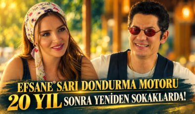 EFSANE SARI DONDURMA MOTORU 20 YIL SONRA YENİDEN SOKAKLARDA!