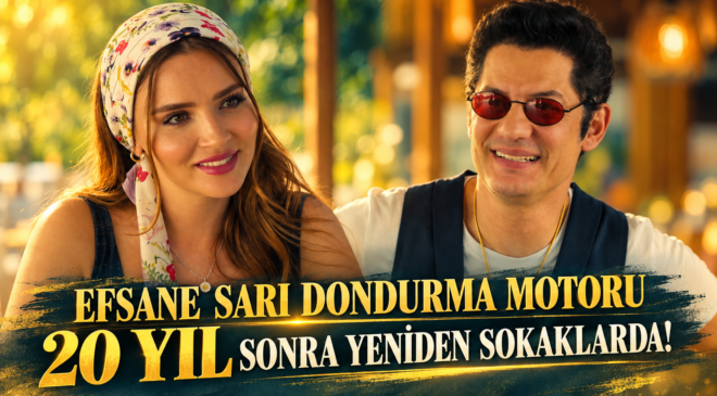 EFSANE SARI DONDURMA MOTORU 20 YIL SONRA YENİDEN SOKAKLARDA!