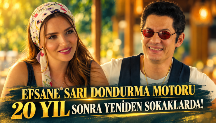 EFSANE SARI DONDURMA MOTORU 20 YIL SONRA YENİDEN SOKAKLARDA!