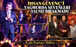 İHSAN GÜVENÇ’İ YAĞMURDA SEVENLERİ YALNIZ BIRAKMADI!