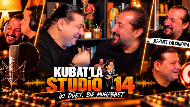 MEHMET ŞEF MUTFAKTAN ÇIKTI, MİKROFONU KAPTI! “KUBAT’LA STUDIO14”ÜN KONUĞU OLDU!