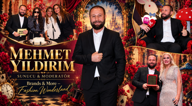 MEHMET YILDIRIM, FASHION WONDERLAND’DA SUNUCULUĞU VE MODERATÖRLÜĞÜYLE ÖNE ÇIKTI!