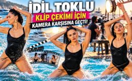 İDİL TOKLU KLİP ÇEKİMİ İÇİN KAMERA KARŞISINA GEÇTİ!