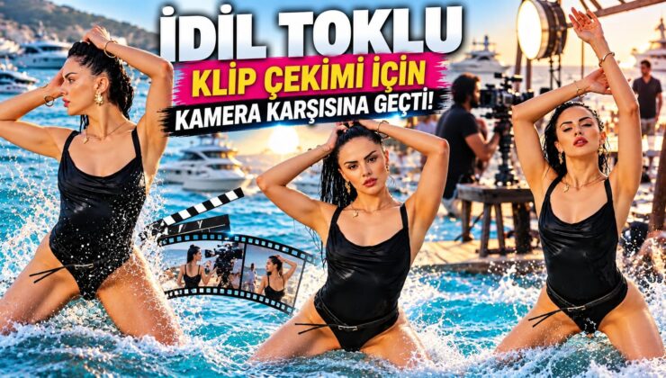 İDİL TOKLU KLİP ÇEKİMİ İÇİN KAMERA KARŞISINA GEÇTİ!